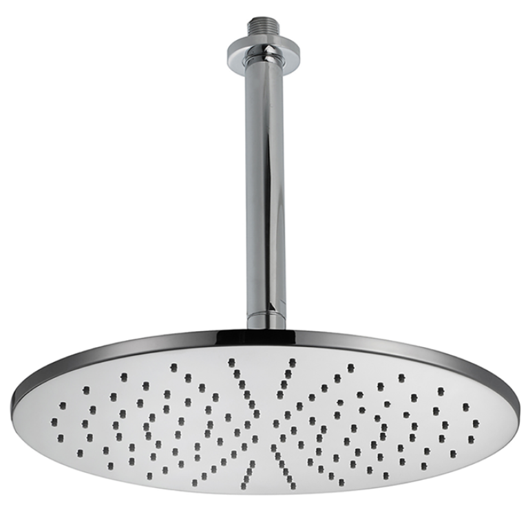 CISAL Shower Верхний душ D300 мм с потолочным держателем L180 мм, цвет хром
