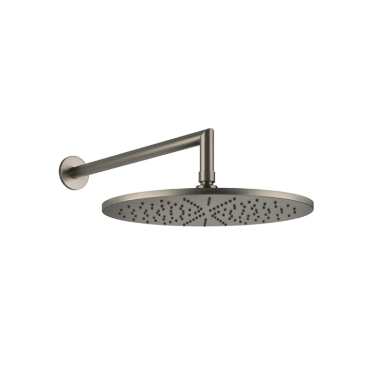 Gessi Emporio shower Душевая головка- диаметр 300мм для настенного крепления, поворотная, с защитой от известкового налёта, цвет: Finox Brushed Nickel