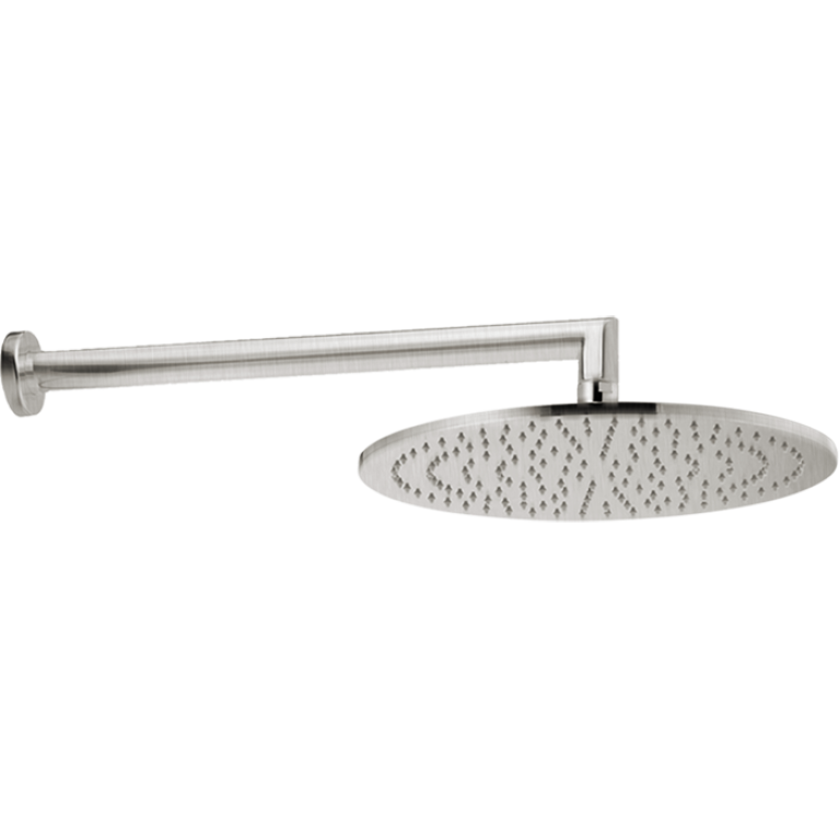 CISAL Shower Верхний душ D300 мм с настенным держателем L400 мм, цвет никель матовый