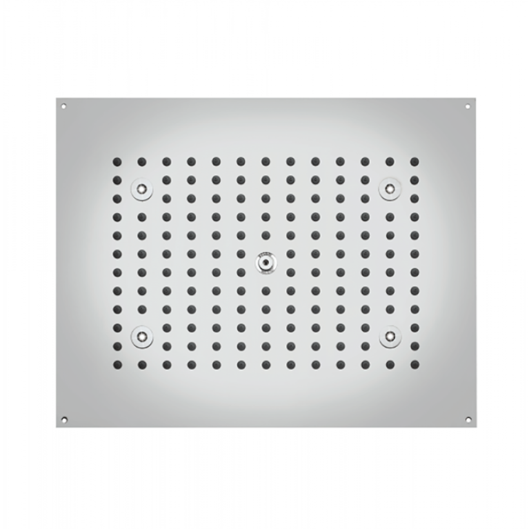 BOSSINI DREAM-RECTANGULAR Верхний душ 470 x 370 mm с 4 LED (белый), блок питания/управления, цвет: хром