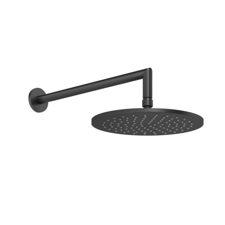 Gessi Anello/Ingranaggio Душевая головка для настенного крепления, поворотная с шарниром, D250 мм, цвет Black XL
