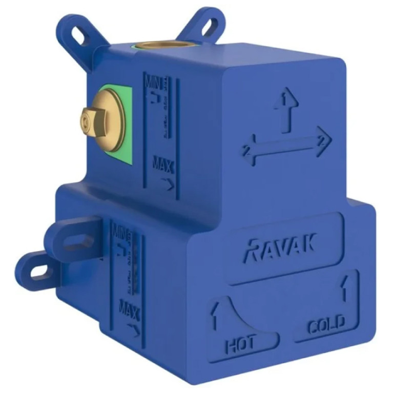 RAVAK Eleganta / R-box Рабочее тело смесителя скрытого монтажа R-box RB 07E.50 Вертик. O2 (для ES 065, EL 065)