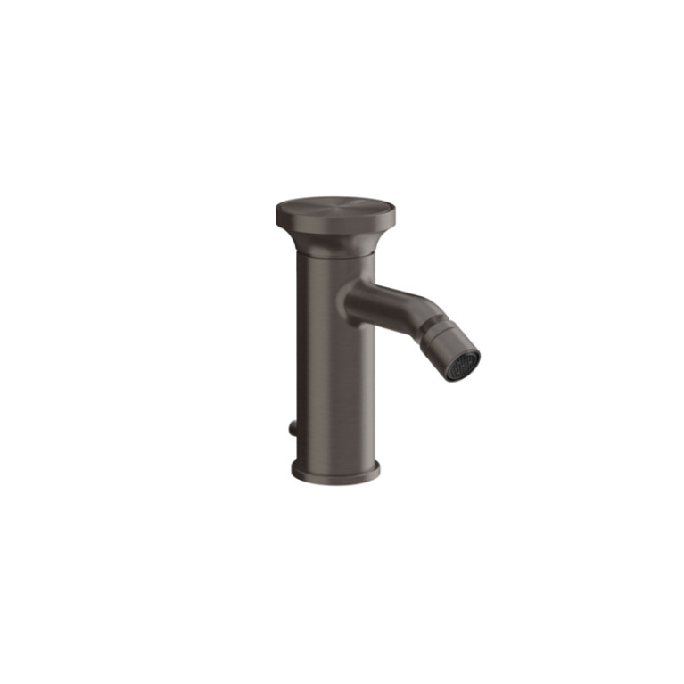 GESSI Origini Смеситель для биде с донным клапаном, в компл с отделочн вкладкой., цвет: Black Metal Brushed PVD