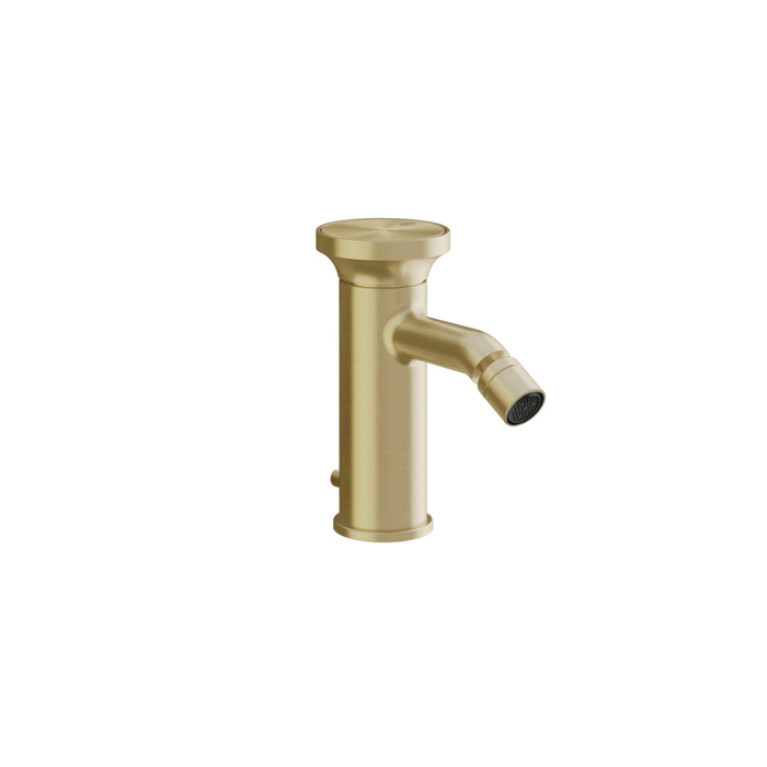 GESSI Origini Смеситель для биде с донным клапаном, в компл с отделочн вкладкой., цвет: Brushed Brass PVD