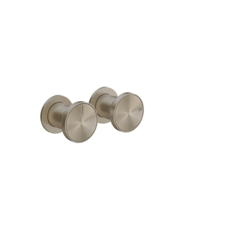 GESSI Origini Смеситель встраиваемый на 2 позиции,с отд вставкой., цвет: Finox Brushed Nickel