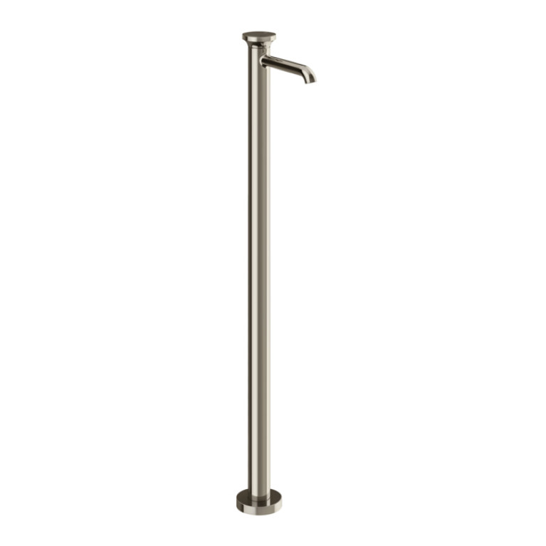 GESSI Origini Смеситель напольный (внешняя часть)., в компл с отделочной вставкой, цвет: Nickel PVD