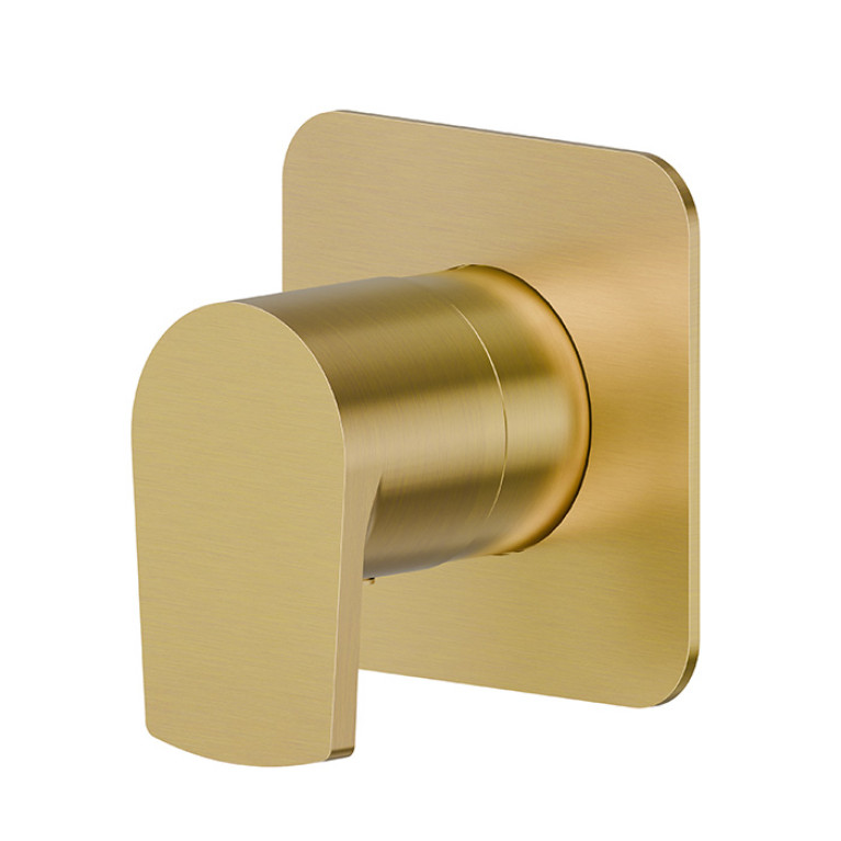 Newform Haka Внешняя часть переключателя/запорного вентиля, цвет: PVD brushed gold