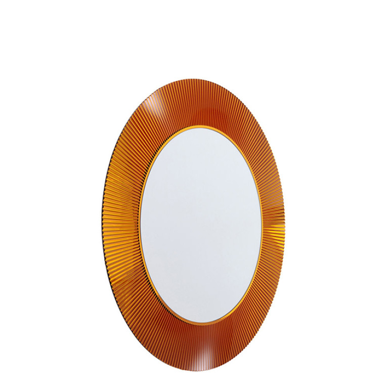 Laufen Kartell Зеркало круглое d=780мм, настенное, со скрытой подсветкой LED, цвет: янтарь