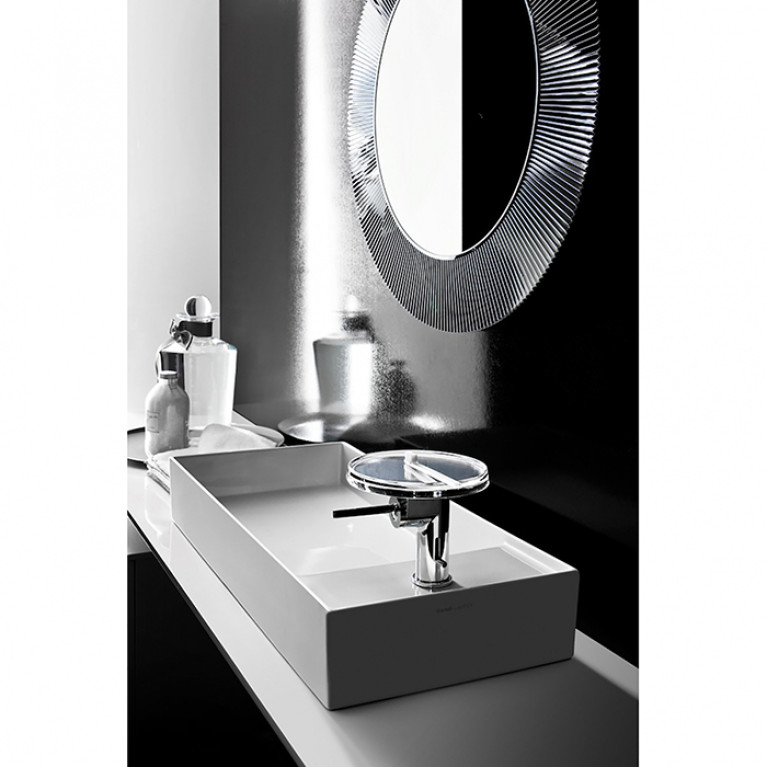 Laufen Kartell Зеркало круглое d=780мм, настенное, без подсветки, цвет: серебряный