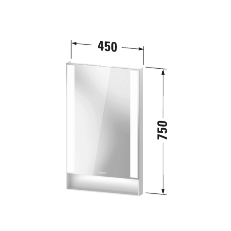 Duravit Зеркало с подсветкой 120*70 cм