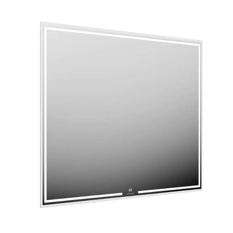 Kerama Marazzi Зеркало&nbsp;MIO&nbsp;прямоугольное&nbsp;с&nbsp;диммером&nbsp;100,&nbsp;белое