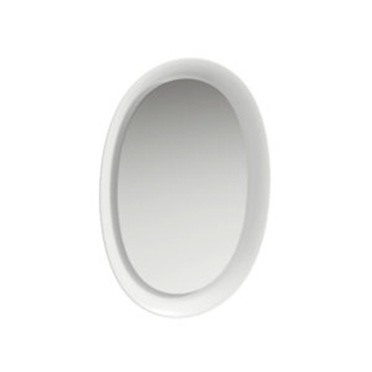 Laufen New Classic Зеркало в керамической раме с подсведкой LED 500х80х700 мм, цвет белый матовый