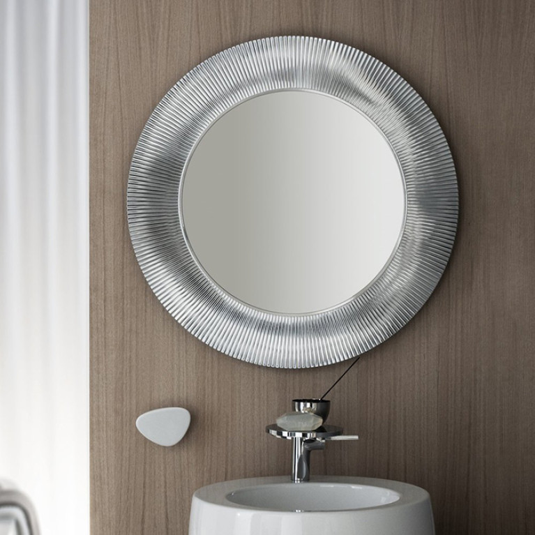Laufen Kartell Зеркало круглое d=780мм, настенное, без подсветки, цвет: серебряный