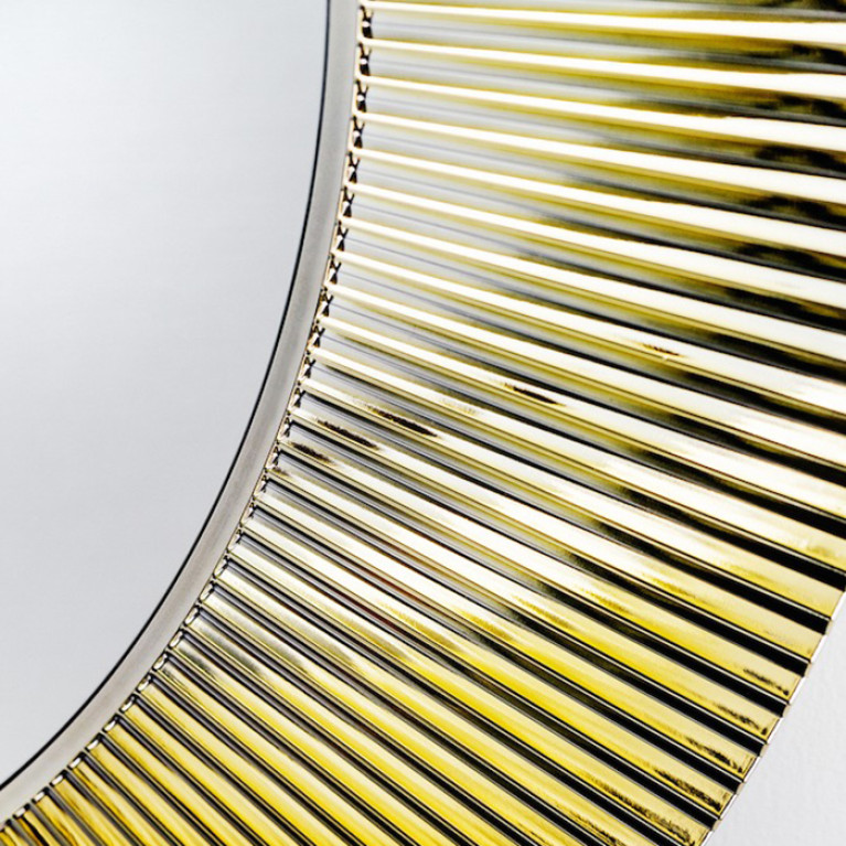 Laufen Kartell Зеркало круглое d=780мм, настенное, без подсветки, цвет: золотой