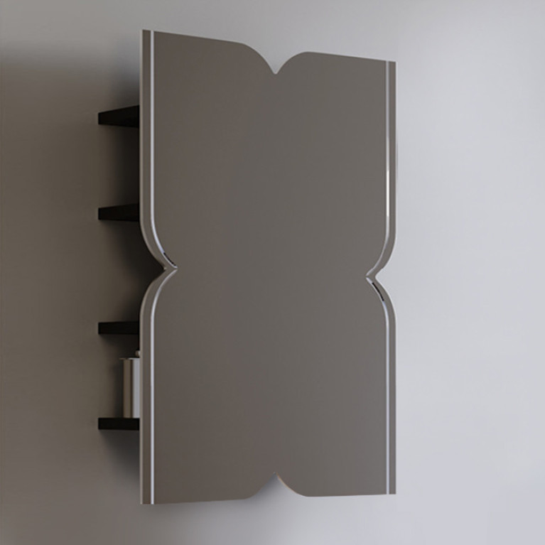 Devon Papillon cabinet  Зеркало шкаф 550xh800x140 мм с деревянными полками (Снято с пр-ва)