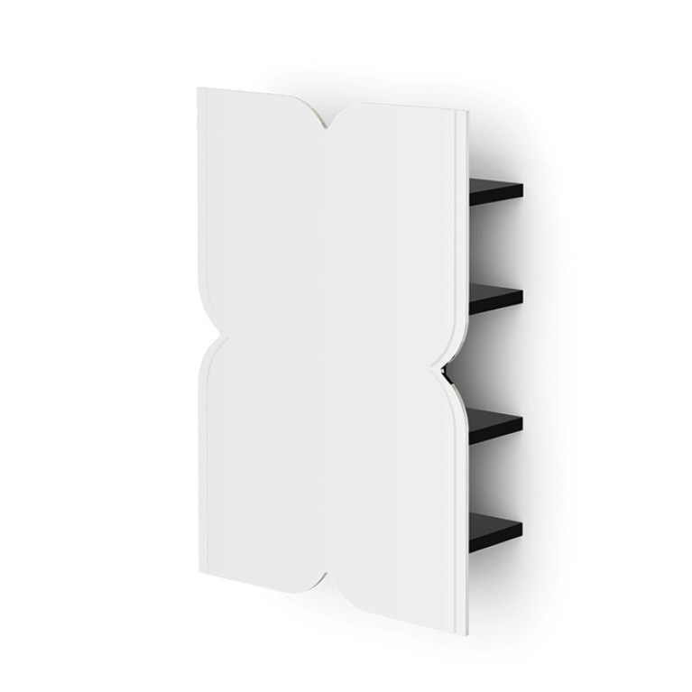 Devon Papillon cabinet  Зеркало шкаф 550xh800x140 мм с деревянными полками (Снято с пр-ва)