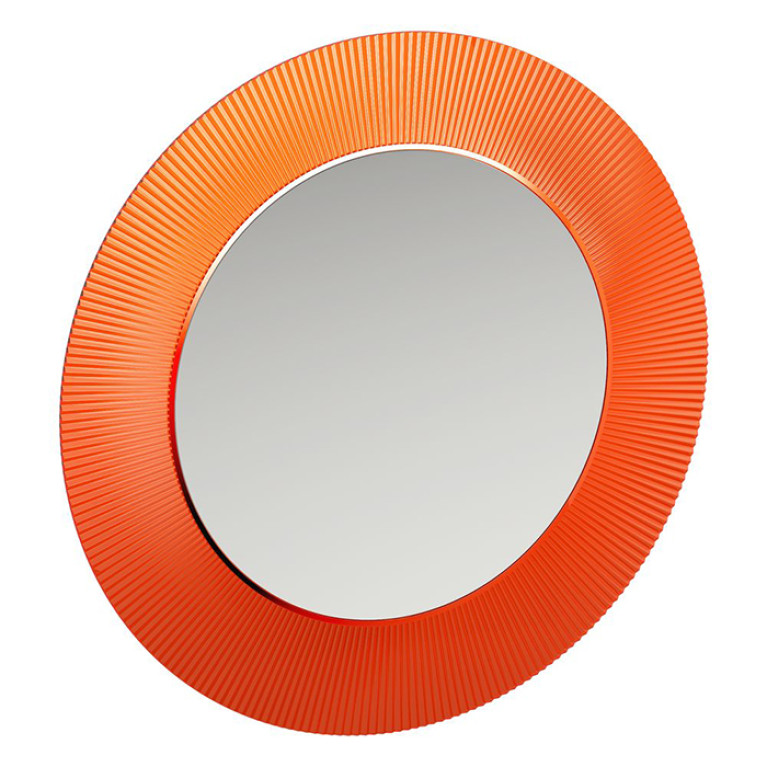 Laufen Kartell Зеркало круглое d=780мм, настенное, со скрытой подсветкой LED, цвет: оранжевый