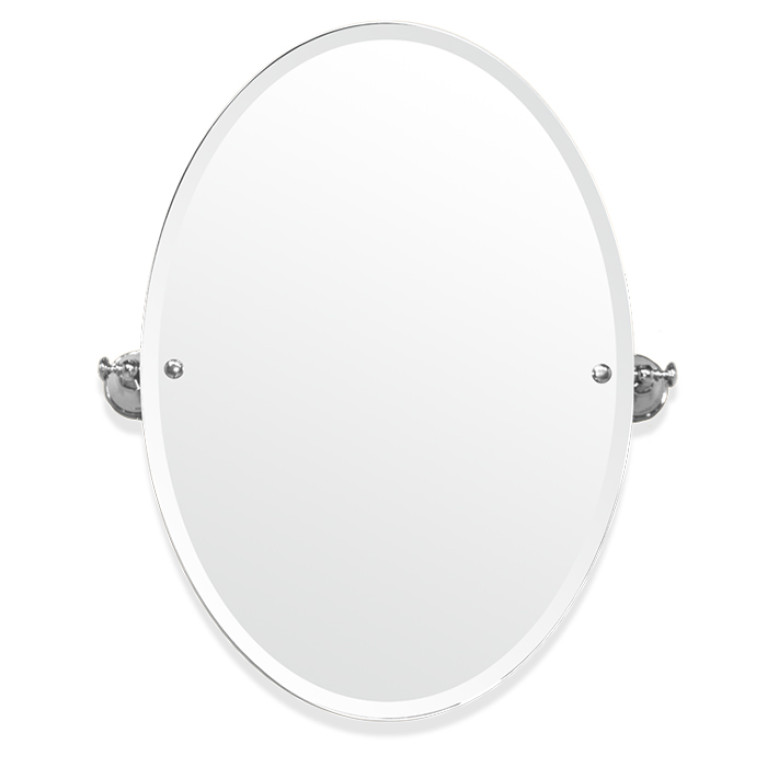TW Harmony 021, вращающееся зеркало овальное 56*8*h66, цвет держателя: хром