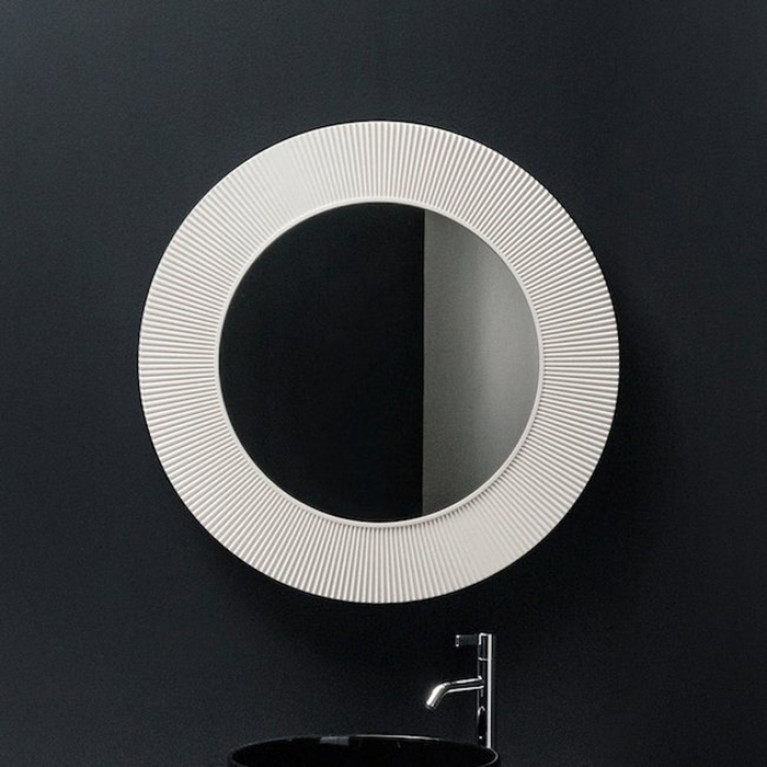 Laufen Kartell Зеркало круглое d=780мм, настенное, без подсветки, цвет: белый
