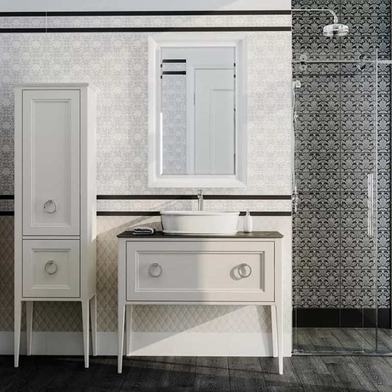 Kerama Marazzi Зеркало PLAZA Classic 65, белое матовое  (Цена по Распродаже)