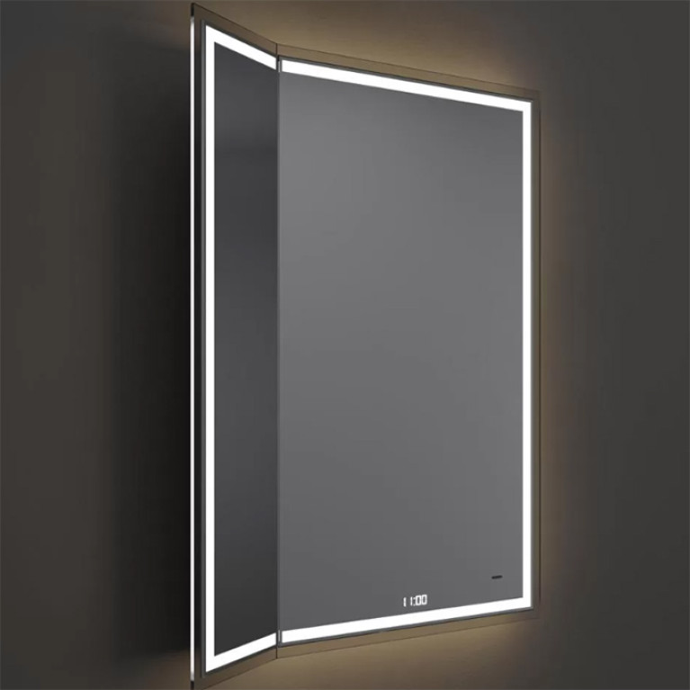 Kerama Marazzi Зеркало TECNO M 65х85 см. с поворотной дверцей, подсветкой и функцией антизапотевание, белое