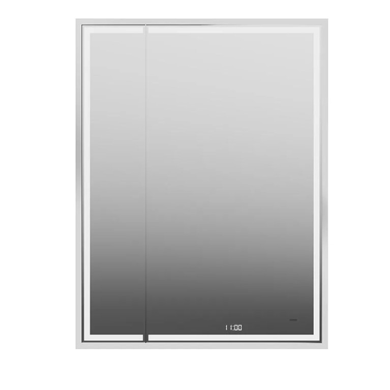 Kerama Marazzi Зеркало TECNO M 65х85 см. с поворотной дверцей, подсветкой и функцией антизапотевание, белое