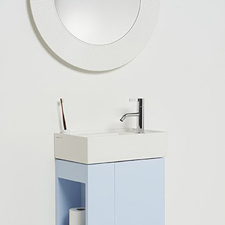 Laufen Kartell Зеркало круглое d=780мм, настенное, без подсветки, цвет: белый