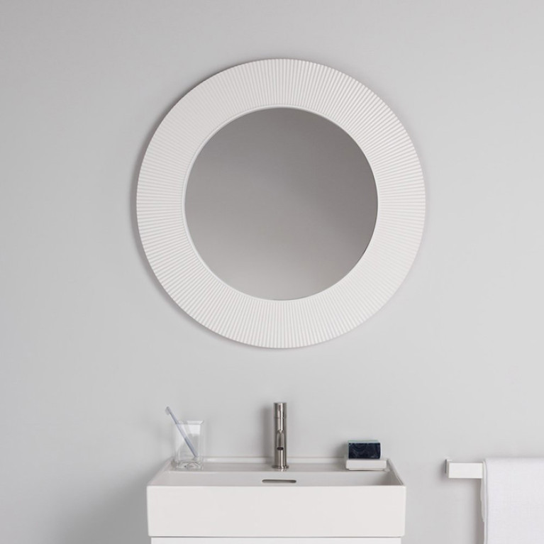 Laufen Kartell Зеркало круглое d=780мм, настенное, без подсветки, цвет: белый