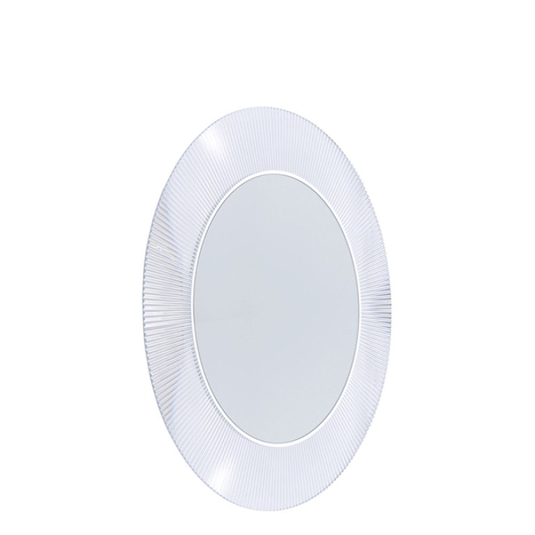 Laufen Kartell Зеркало круглое d=780мм, настенное, со скрытой подсветкой LED, цвет: прозрачный кристал