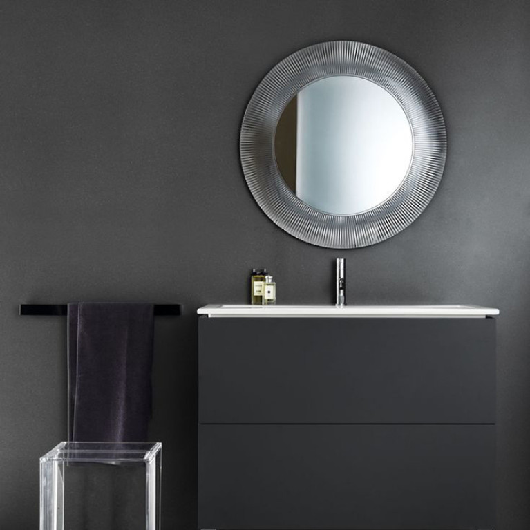 Laufen Kartell Зеркало круглое d=780мм, настенное, без подсветки, цвет: серебряный