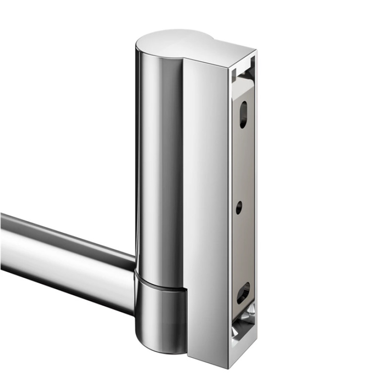 Keuco Косметическое зеркало PLAN без подсветки, круглое, D=193мм, настенное, 3ой рычаг, увеличение x5 цвет: хром